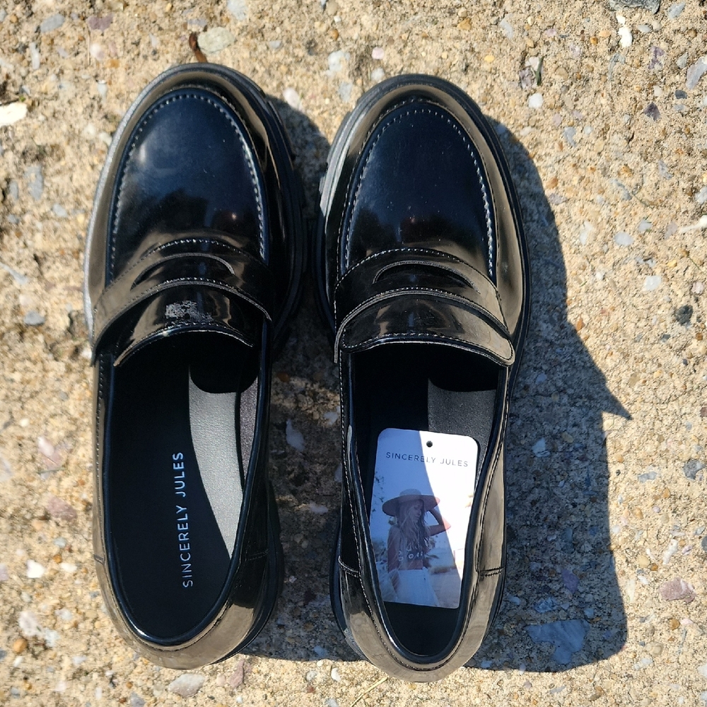 Sincerely Jules Black Loafers